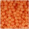 BeadTin Orange Glow 8mm Round Plastic Craft Beads (300pcs)